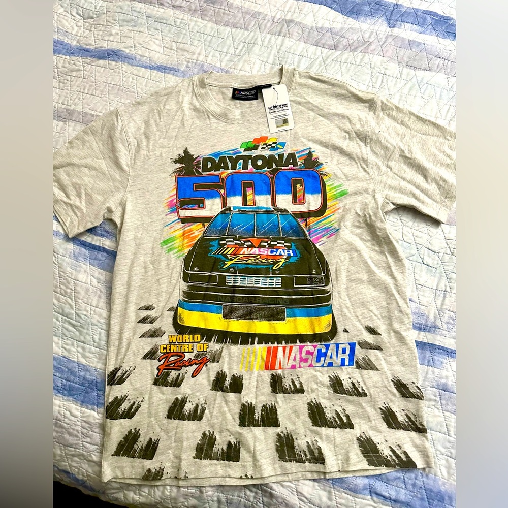 Vintage NASCAR Daytona 500 T-Shirt Size Medium Men *NEW*